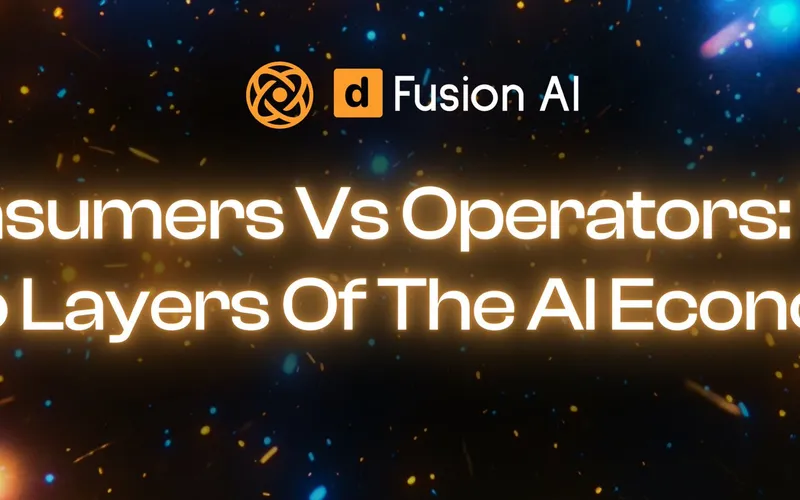 Consumers vs Operators: The Two Layers of the AI Economy